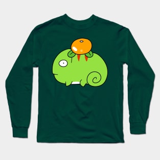 Orange Fruit Chameleon Long Sleeve T-Shirt